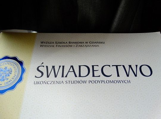Uroczystość wręczenia dyplomów w  WSB w Gdańsku